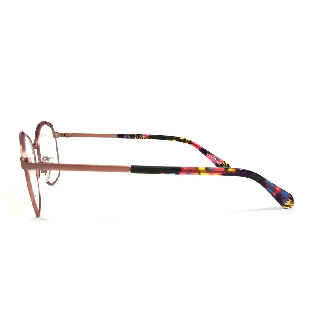 J.F. Rey Petite Eyeglasses Frame PM058 0150 Black Pink Square Full Rim 48-18-140